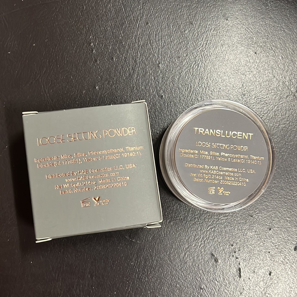 NIB! KAB COSMETICS Loose Setting Powder, Translucent - Picture 5 of 5